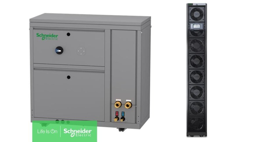 Schneider Electric introduceert de eerste 22 kW, 300 mm InRow™-datacenterkoeloplossing met een Economizer-optie